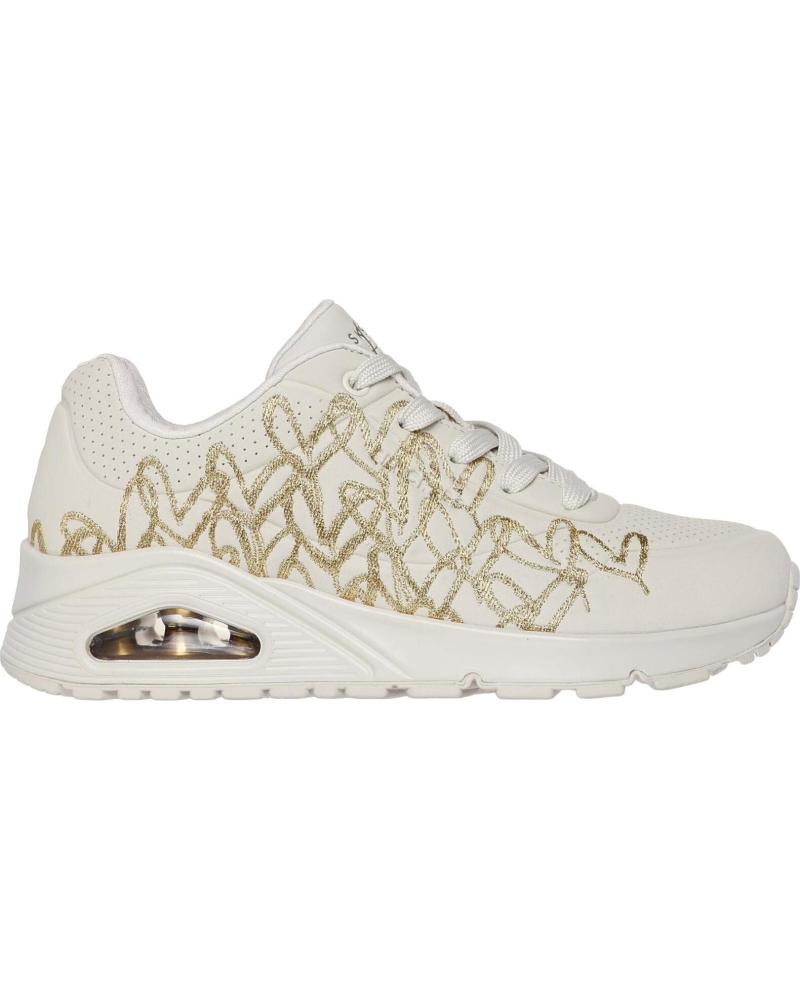Deportivas de Mujer SKECHERS 177975-NTGD UNO-GOLDEN HEART BEIG-GOLD