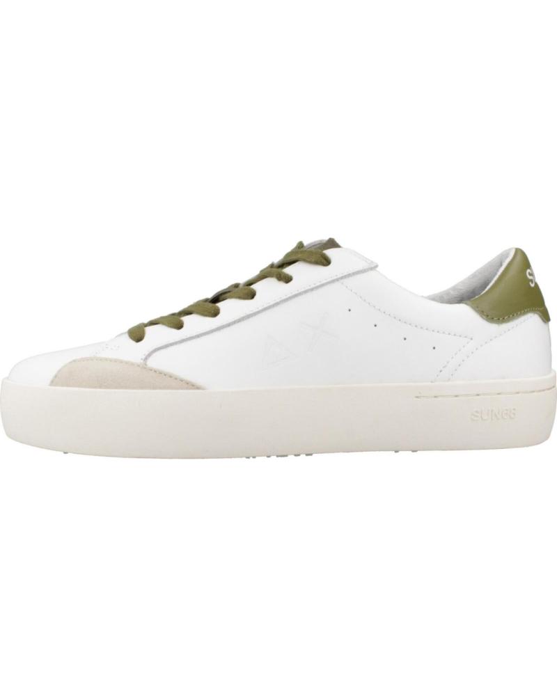 Sapatilhas de Homem SUN68 ZAPATILLAS HOMBRE MODELO STREET LEATHER COLOR BLANCO BIANCO