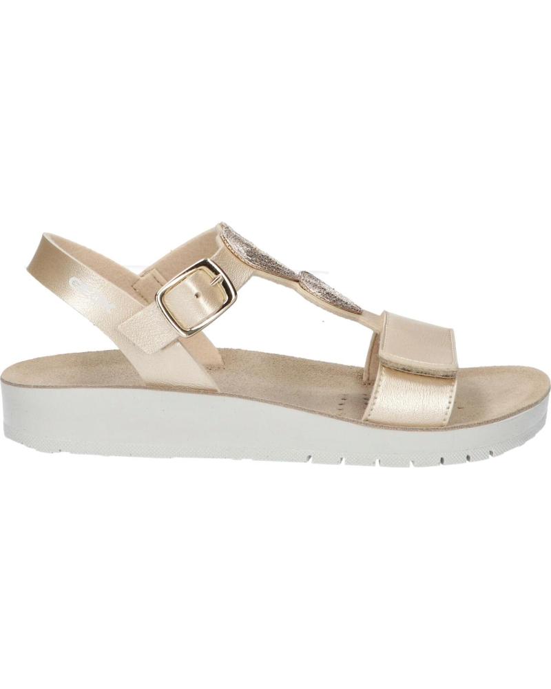 Sandalias de Mujer y Niña GEOX J35EAD 0NF2J J SANDAL COSTAREI C2012 LT GOLD ORO