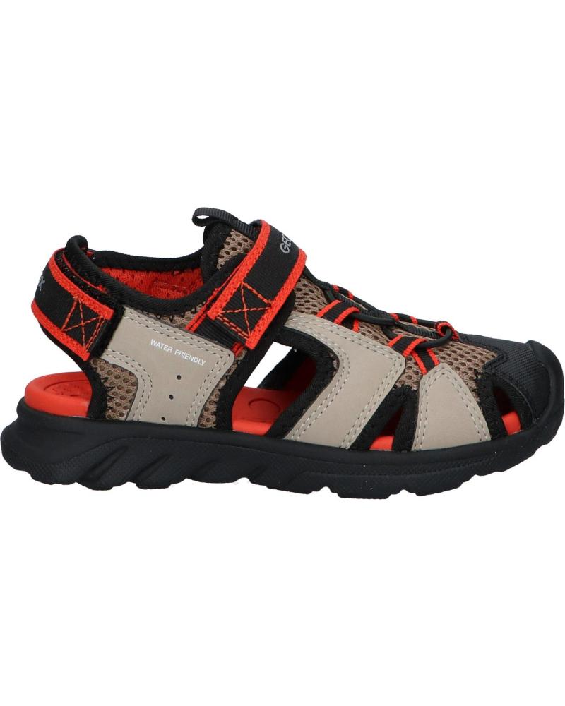 Sandalias de Niño GEOX J45F1F 014ME J SANDAL AIRADYUM BO C5051 DK BEIGE-RED