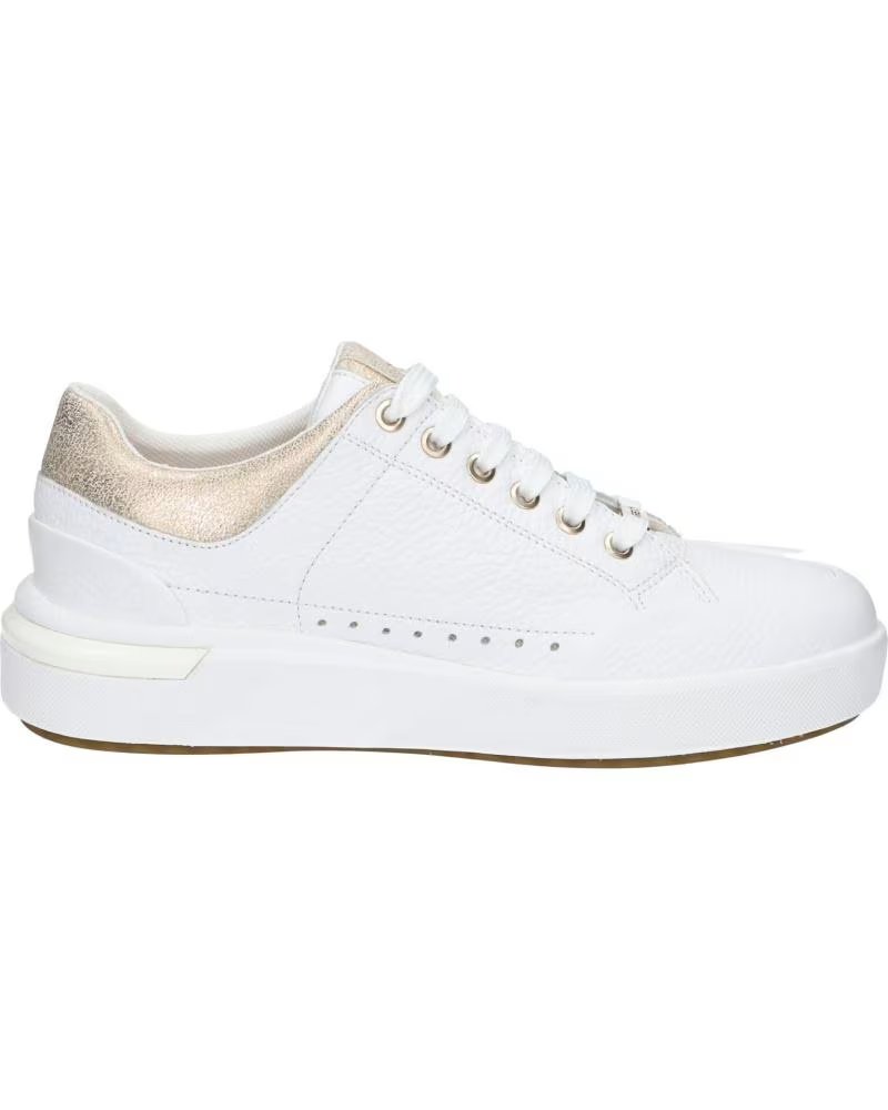 Geox Zapatillas Mujer Modelo D Dalyla Color Blanco C1ZB5 White-champagne