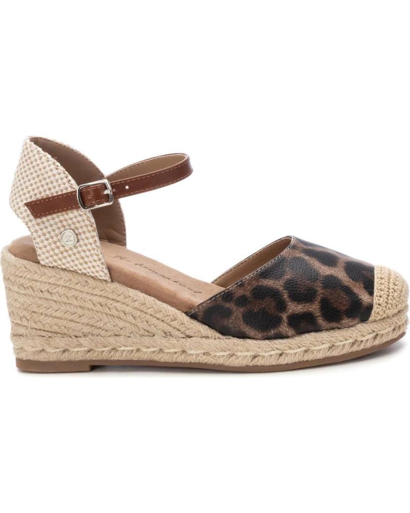 Sandalias de Mujer XTI SANDALIAS DE CUÑA XTI CON ESTAMPADO DE LEOPARDO PARA MUJER TAUPE