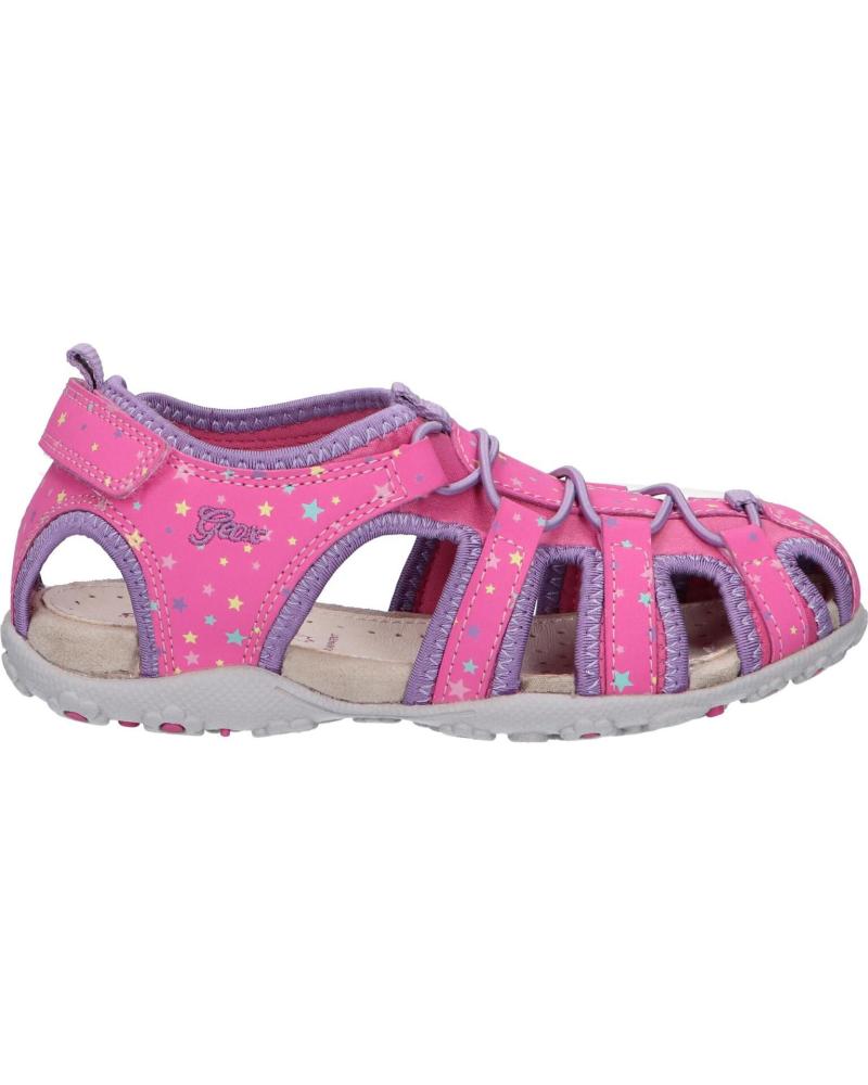 Sandalias de Niña GEOX J25D9A 01550 JR SANDAL ROXANNE C8257 FUCHSIA-LILAC ROSA