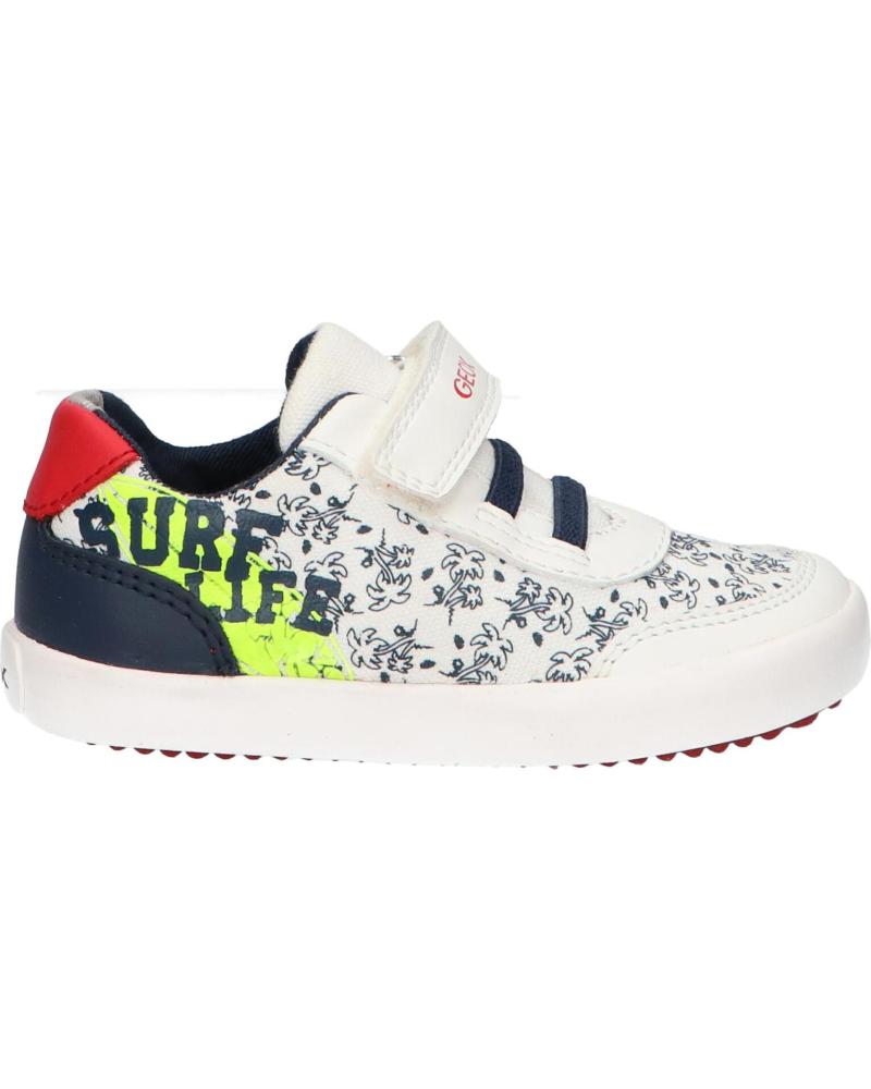 Deportivas de Niño GEOX B021NA 01054 B GISLI C0899 WHITE-NAVY BLANCO