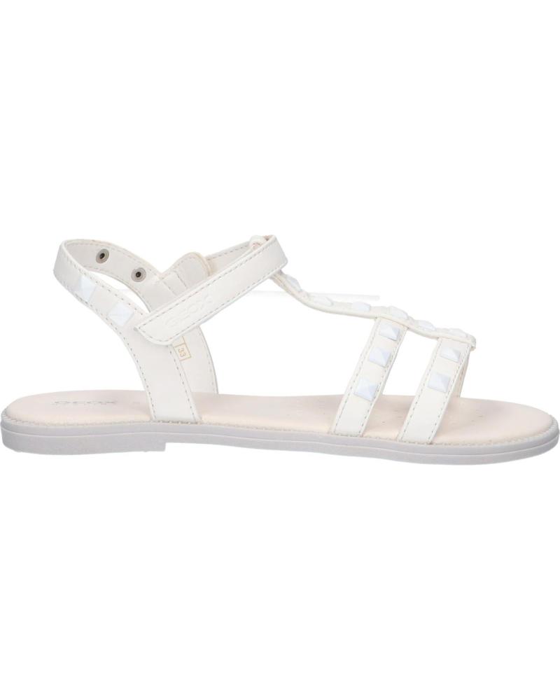 Sandalias de Niña GEOX J2535I 000BC J S KARLY C1001 WHITE
