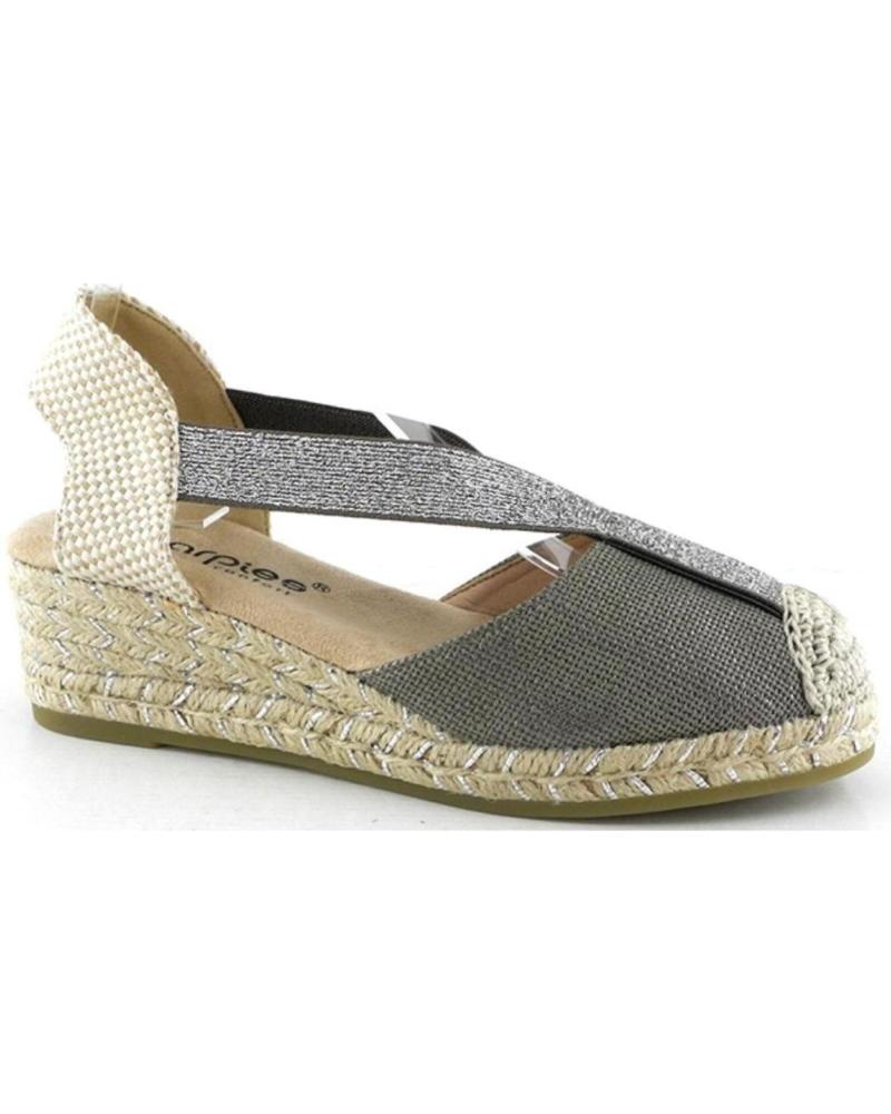 Sandalias de Mujer AMARPIES VALENCIANA CON CUNA DE YUTE PARA MUJER ACX28507 CO KAKI