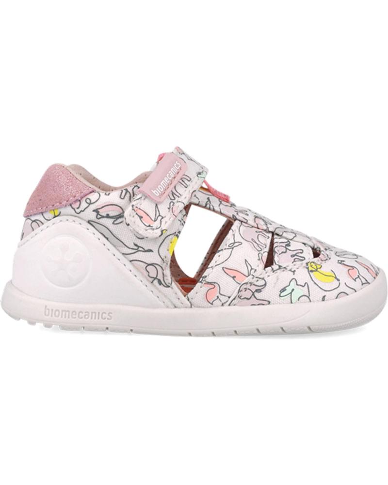 Sandalias de Niña BIOMECANICS SANDALIAS PARA NINA 252193 ESTAMPADO ANIMALES BLANCOB050