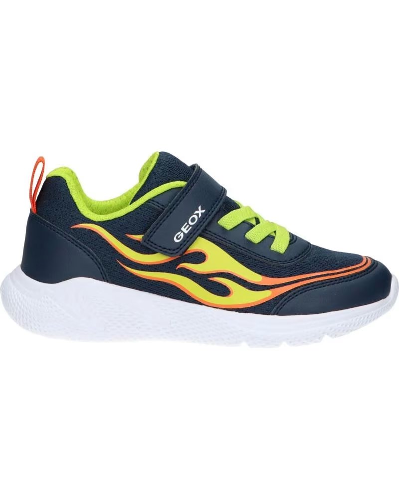 Geox J45GBB 01454 J Sprintye C0749 Navy-lime