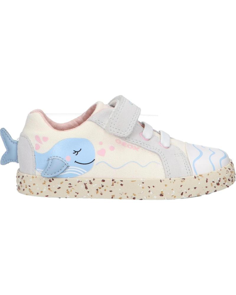 Deportivas de Niña GEOX B25D5C 01022 B KILWI C1000 WHITE BLANCO