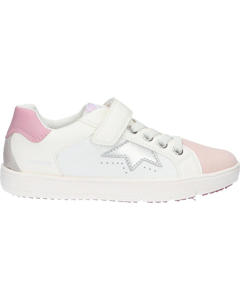Deportivas de Niña GEOX J35DWA 08554 J SILENEX C0674 WHITE-ROSE