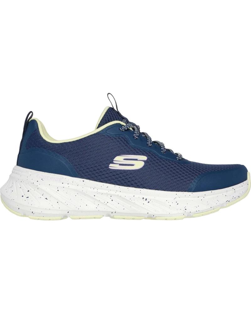 Deportivas de Mujer SKECHERS ZAPATILLAS RELAXED FIT EDGERIDE -SMOOTH JOURNEY PARA MUJER E AZUL NEGRO-BLANCO-FUCSIA
