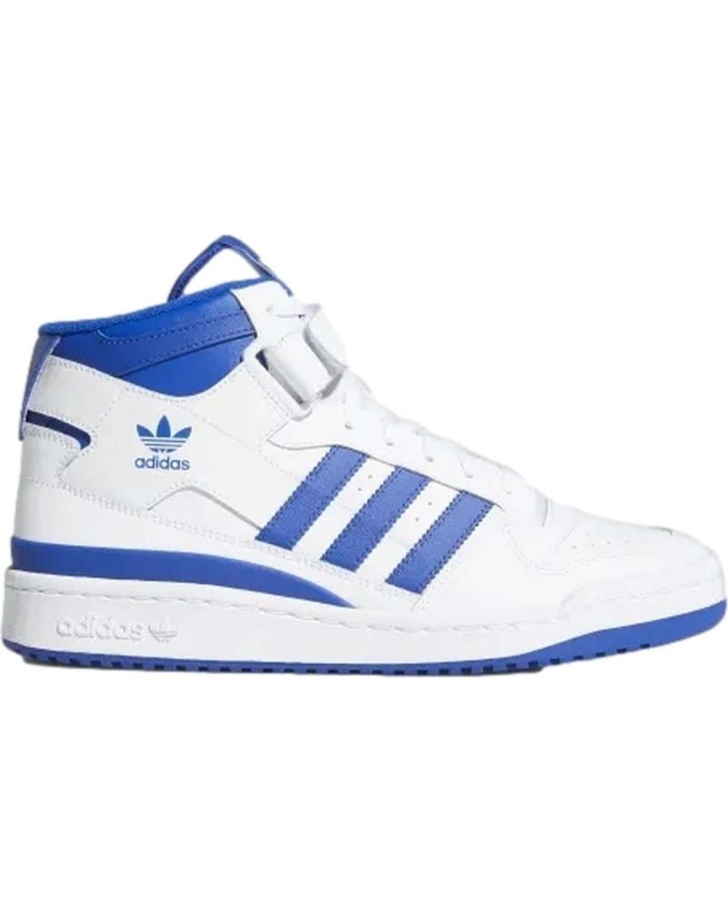 Deportivas de Hombre ADIDAS ZAPATILLAS FORUM MID PARA HOMBRE EN COLOR BLANCO BLANCA AZUL