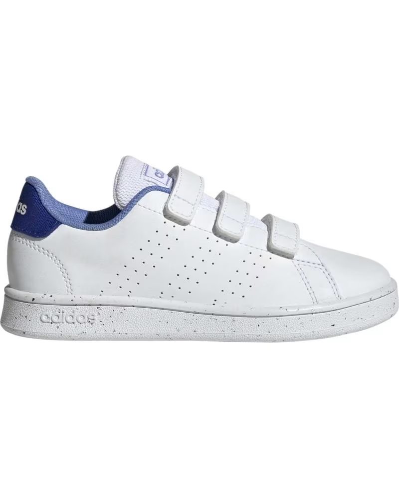 Deportivas de Niña y Niño Adidas Zapatilla Advantage Lifestyle Court Hook-and Blanco