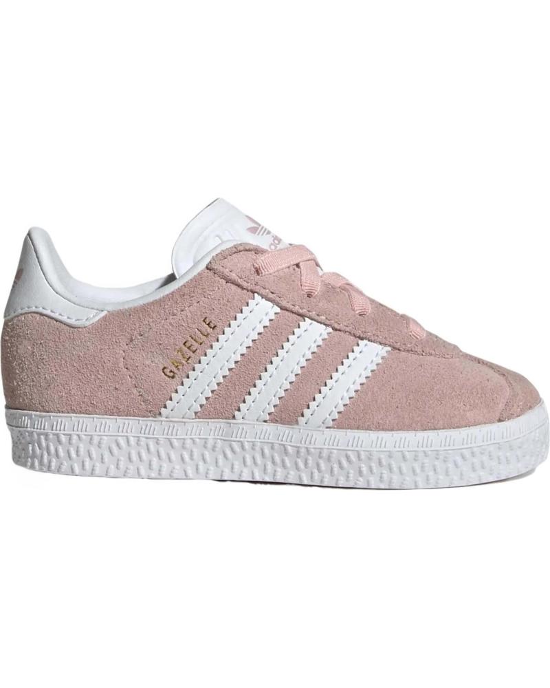 Deportivas de Niña ADIDAS MODELO GAZELLE CF EL I PARA KID ROSA