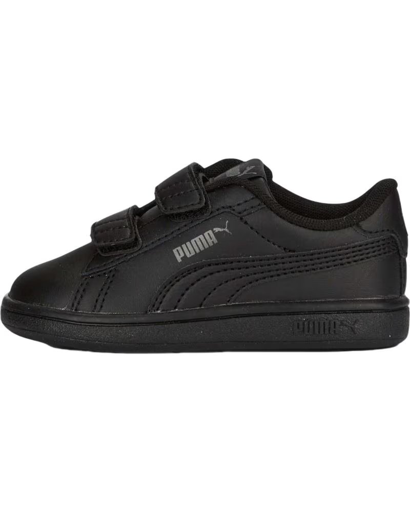 Puma Zapatillas Smash 3 0 L V I para Ninos Unisex en Color Negro Blanco