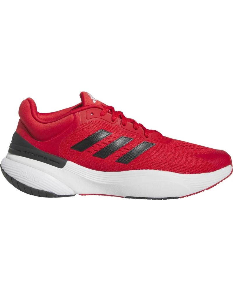 Deportivas de Mujer y Hombre y Niño ADIDAS MODELO RESPONSE SUPER 3 0 PARA ROJO