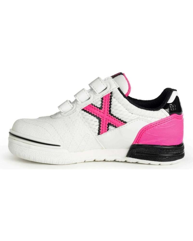 Deportivas de Niña MUNICH MODELO G-3 KID VCO INDOOR 382 P BLANCO