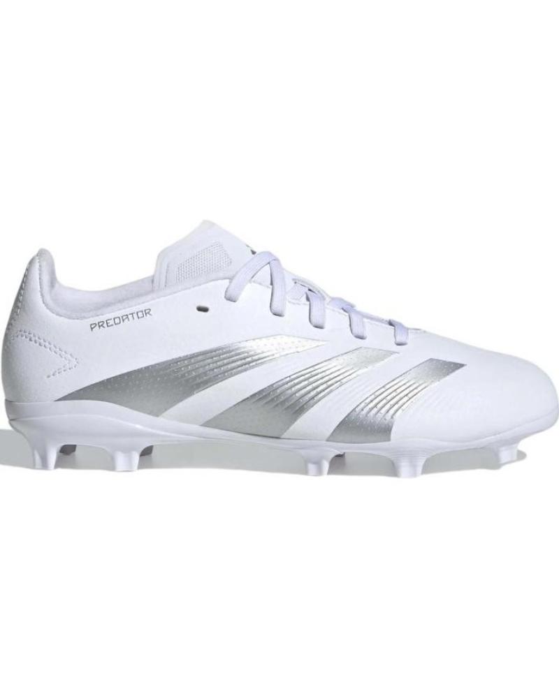 Deportivas de Hombre y Niña y Niño ADIDAS MODELO PREDATOR LEAGUE FG J PAR BLANCO