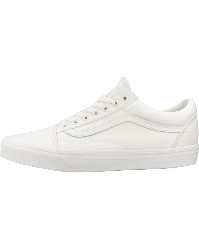 Deportivas de Hombre VANS OFF THE WALL ZAPATILLAS HOMBRE VANS MODELO OLD SKOOL LINEN COLOR BLANCO M MARSHMLLW