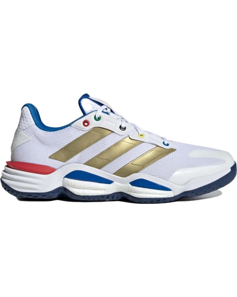 Deportivas de Hombre y Mujer ADIDAS ZAPATILLAS STABIL 16 BALONMANO KARABATIC BLANCO