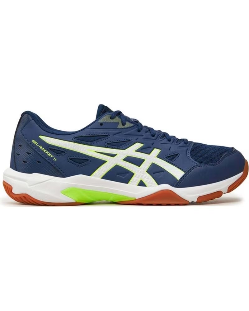 Deportivas de Hombre y Mujer Asics Zapatillas Balonmnao-voley Gel-rocket 11 Hombre Azul