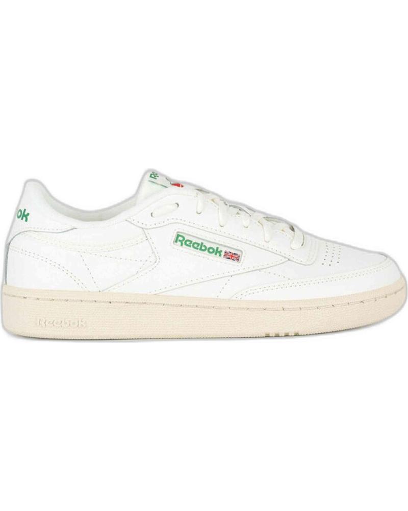 Deportivas de Mujer y Niña y Niño REEBOK ZAPATILLAS CLUB C PARA NINOS UNISEX EN COLOR BLANCO