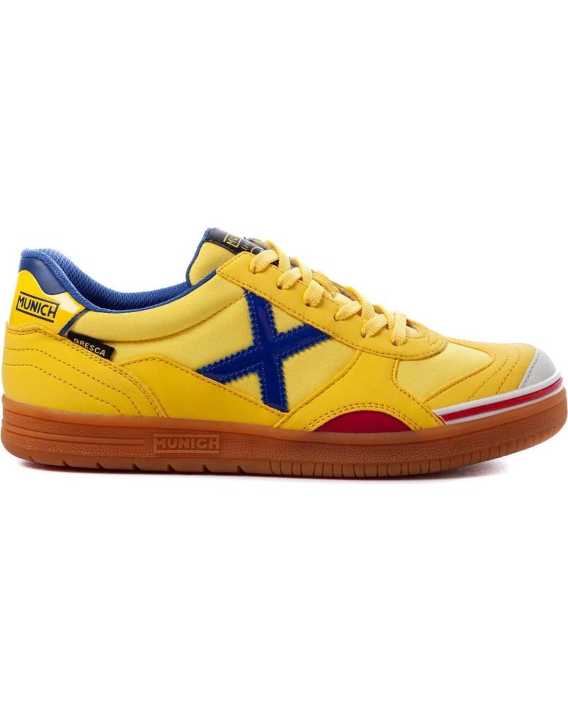 Deportivas de Hombre MUNICH ZAPATILLAS GRESCA 04 PARA UNISEX EN COLOR AMARILLO