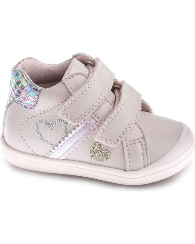 Botines de Niña PABLOSKY BOTETA VELCROS PARA NINA 043975 COLOR ROSA ROSA PALO