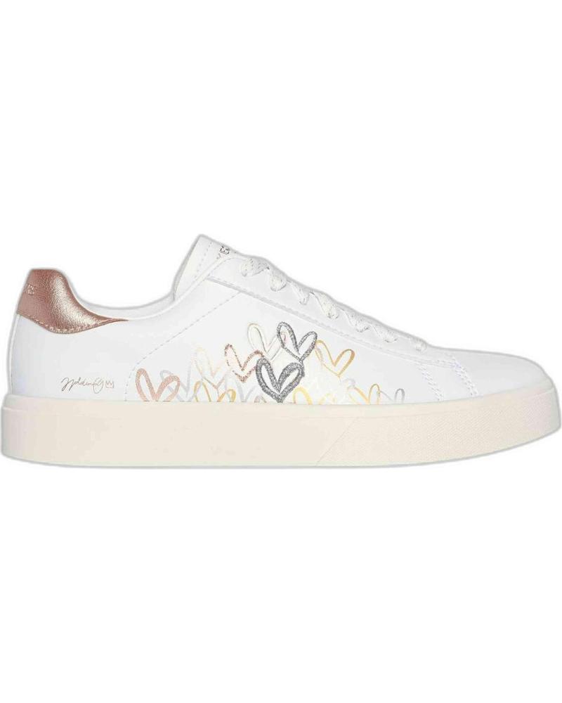Deportivas de Mujer SKECHERS ZAPATILLAS EDEN LX - GLEAMING HEARTS PARA MUJER EN COLOR BLA BLANCO