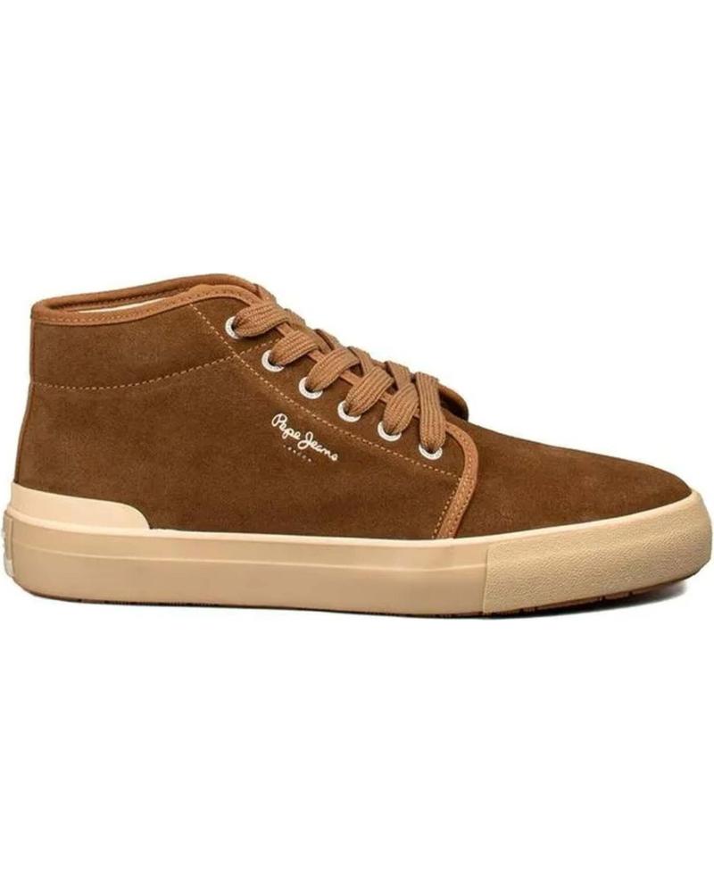 Botines de Hombre PEPE JEANS ZAPATILLAS BEN TOP PARA HOMBRE EN COLOR MARRON