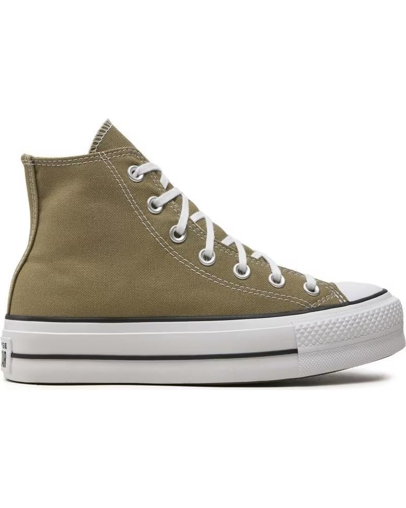 Converse Chuck Taylor All Star Lift Plataforma Verde Verde