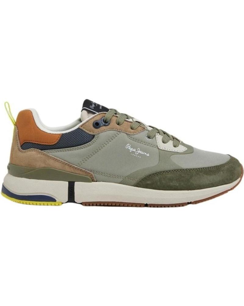 Deportivas de Hombre PEPE JEANS ZAPATILLAS LONDON PRO VINT PARA HOMBRE EN COLOR VERDE