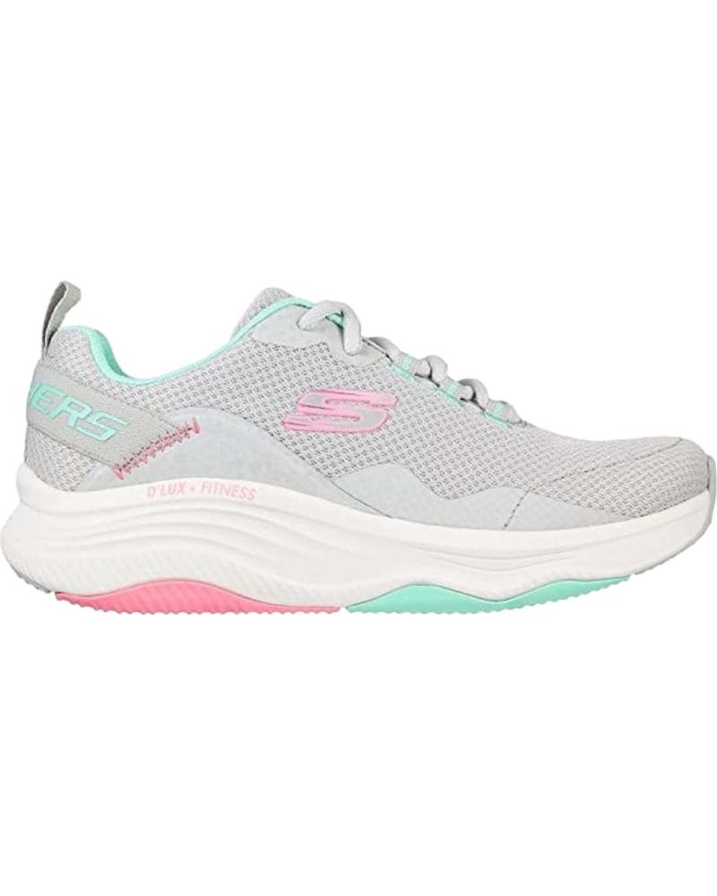 Deportivas de Mujer SKECHERS ZAPATILLAS DLUX FITNESS ROAM FREE PARA UNISEX EN COLOR GRIS