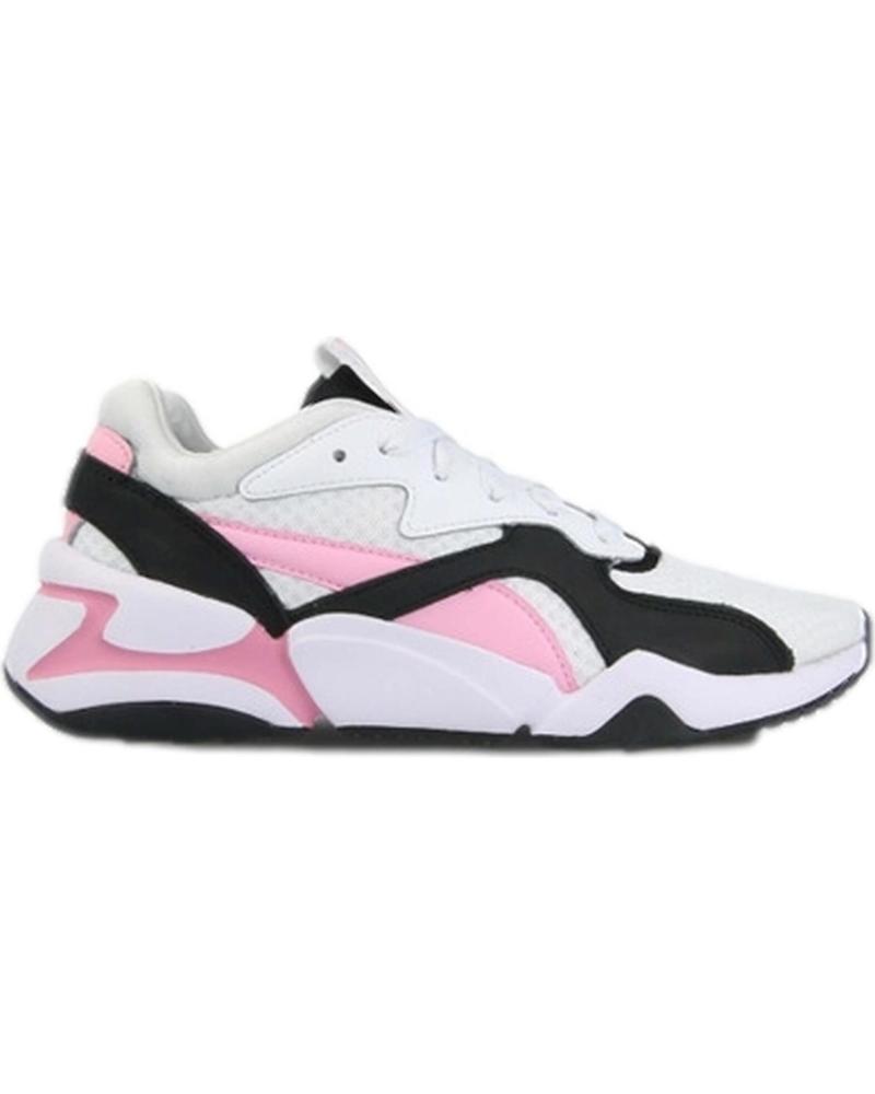 Deportivas de Mujer PUMA ZAPATILLAS NOVA 90S BLOCK PARA MUJER EN COLOR BLANCO