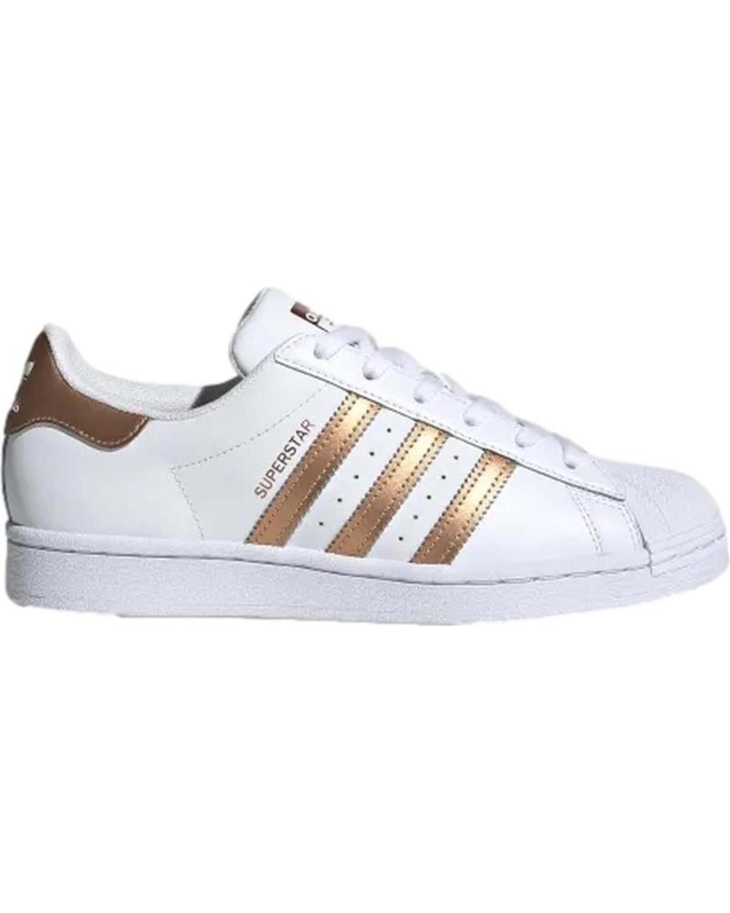 Deportivas de Mujer ADIDAS ZAPATILLAS SUPERSTAR PARA MUJER EN COLOR BLANCO