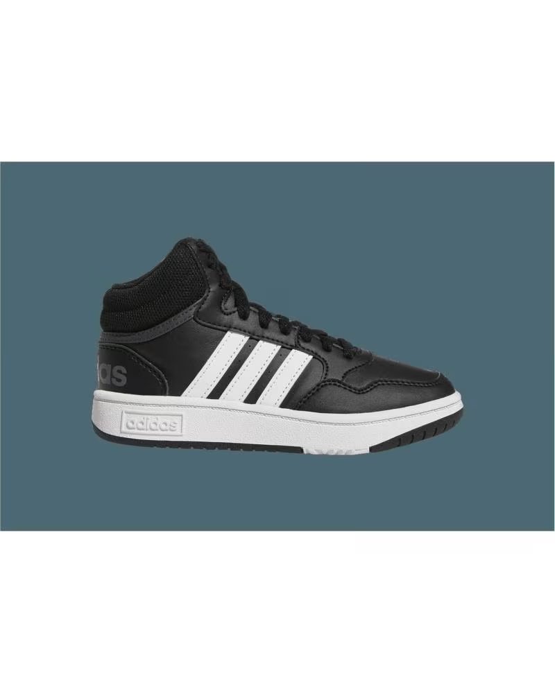 Adidas Zapatillas Hoops 3 0 Mid para Ninos Unisex en Color Negro