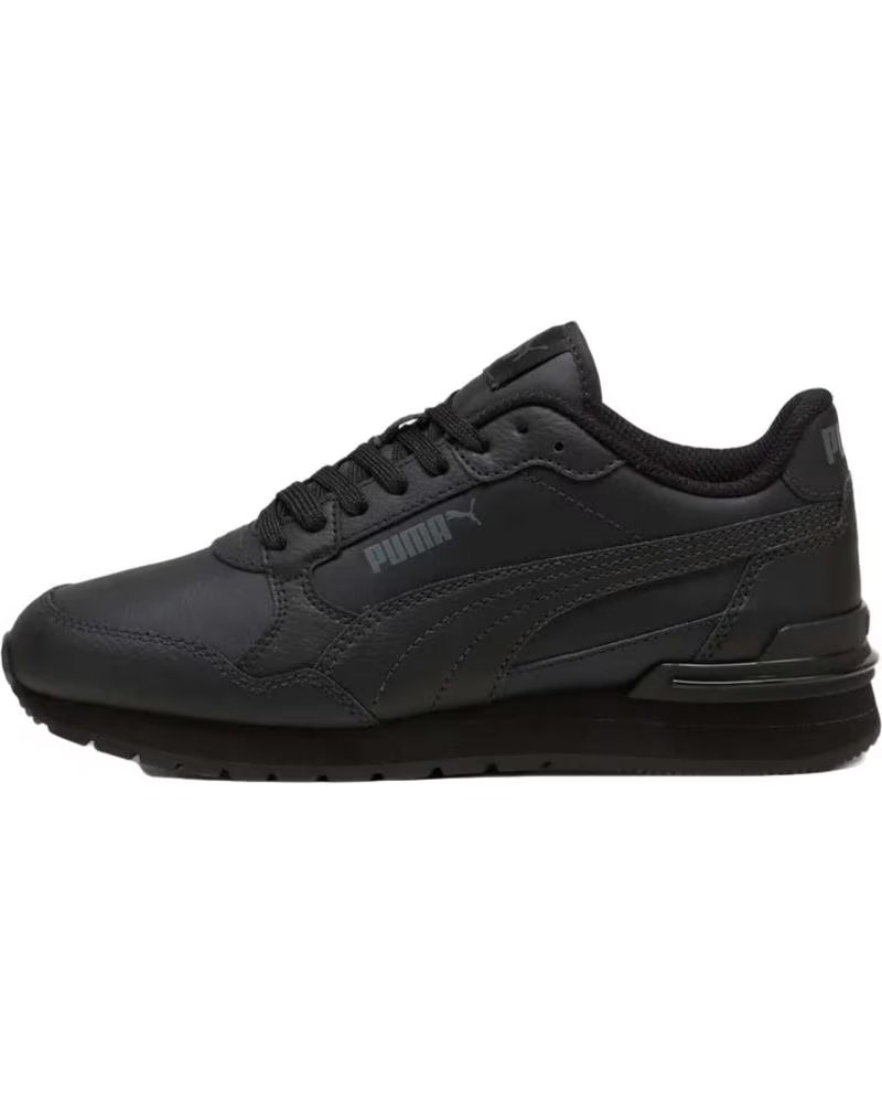 Deportivas de Niña y Niño Puma Zapatillas St Runner V4 L para Ninos en Color Negro