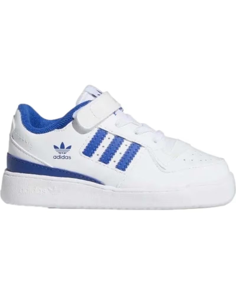 Deportivas de Niña y Niño Adidas Zapatillas Forum Low para Ninos Unisex en Color Blanco