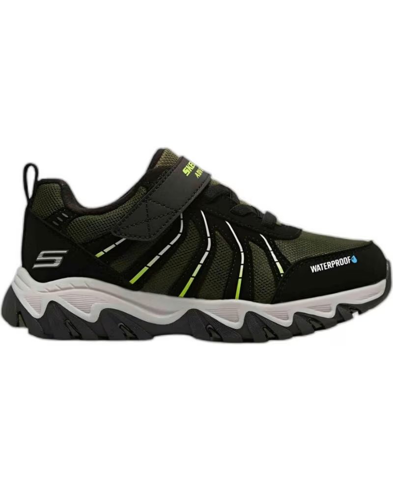 Deportivas de Niña y Niño Skechers Zapatillas Rugged Ranger para Ninos Unisex en Color Negro