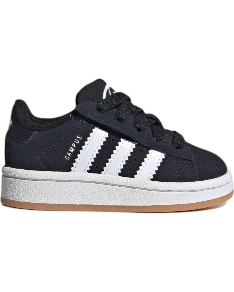 Deportivas de Niña y Niño Adidas Zapatillas Campus 00S Cf para Ninos Unisex en Color Negro