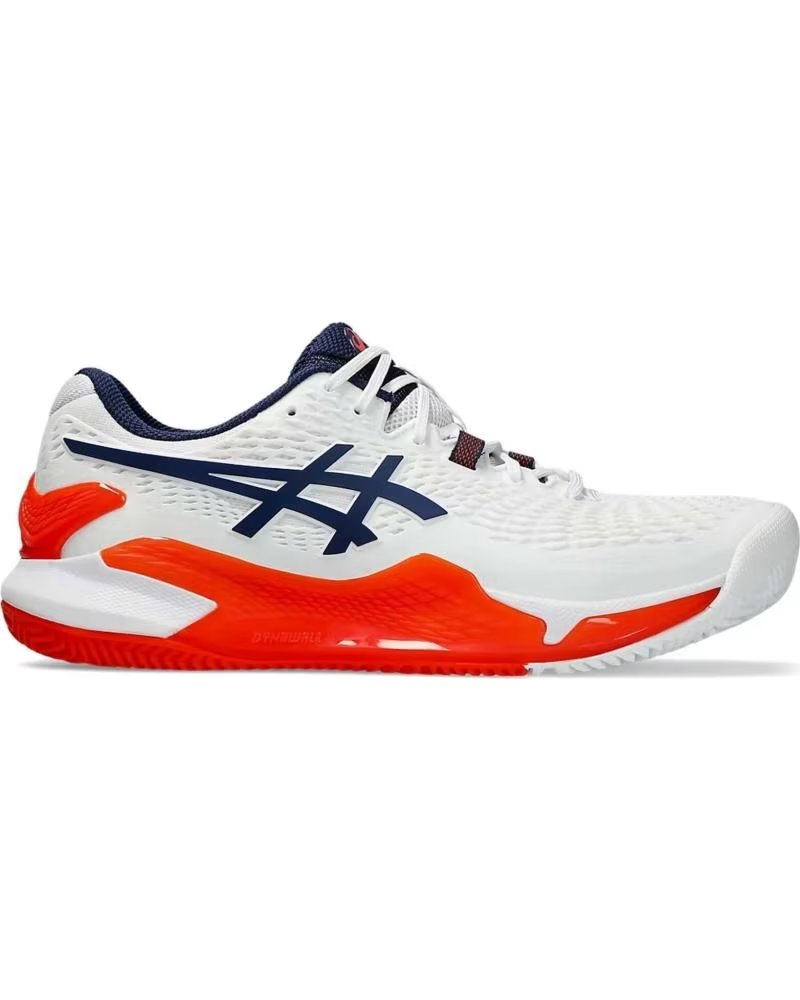 Deportivas de Hombre Asics Zapatillas Gel-resolution 9 Clay para Hombre en Color Multic Blanco