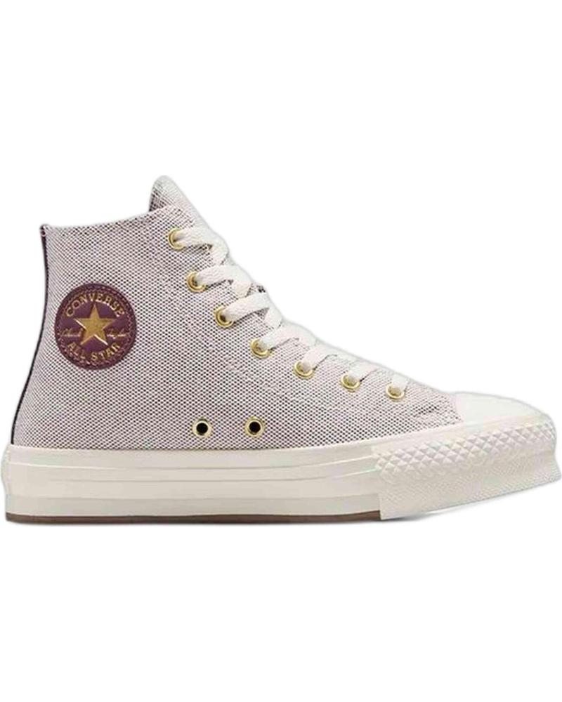 Deportivas de Mujer y Niño CONVERSE ZAPATILLAS CHUCK TAYLOR ALL STAR EVA LIFT PARA NINOS UNISEX BLANCO