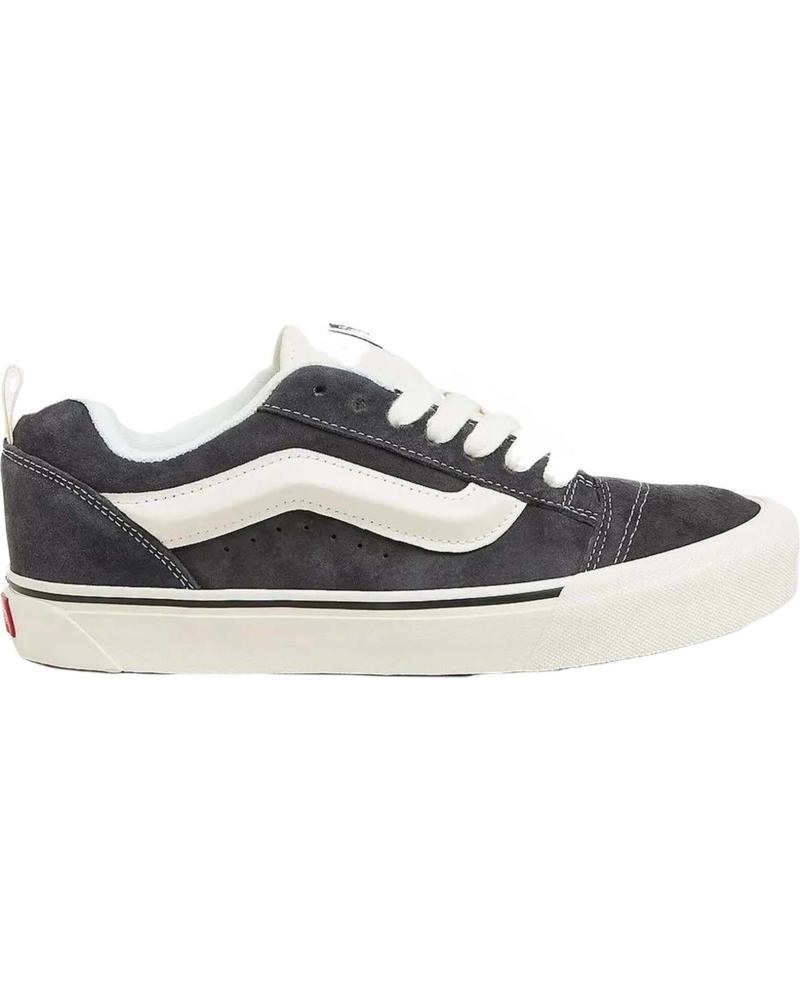 Deportivas de Mujer y Hombre VANS OFF THE WALL VANS MODELO KNU SKOOL PIG SUEDE GRAY PARA HOMBRE COLOR GRIS