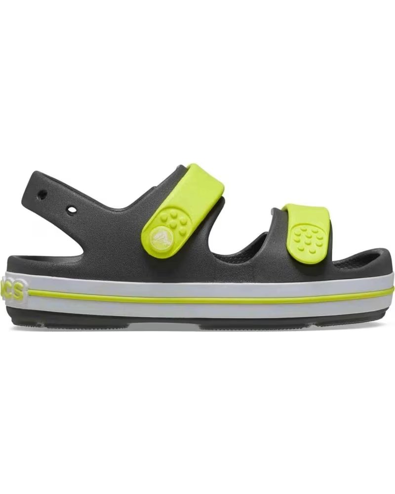 Sandalias de Niña y Niño Crocs Sandalias Crocband Cruiser para Ninos Unisex en Color Amaril Amarillo