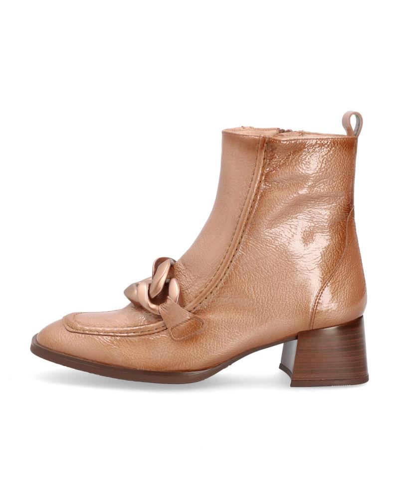 Botines de Mujer HISPANITAS BOTIN CON TACON BLOQUE ALMOND
