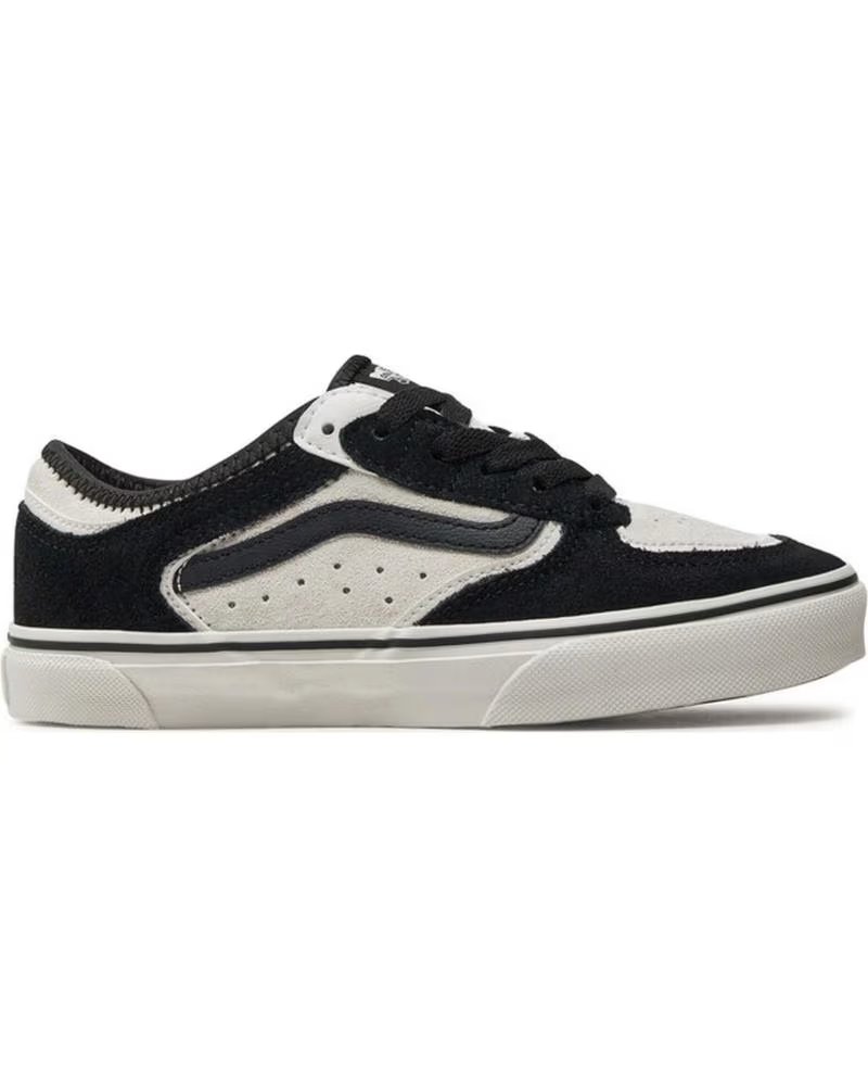Deportivas de Niña y Niño Vans Off The Wall Zapatillas Vans Jn Rowley Classic para Ninos Unisex en Color Negro