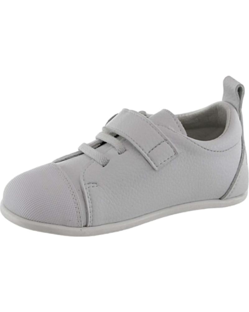 Esportes de Menina e Menino ANDANINES - ZAPATILLAS PIEL VELCRO RESPETUOSO BLANCO