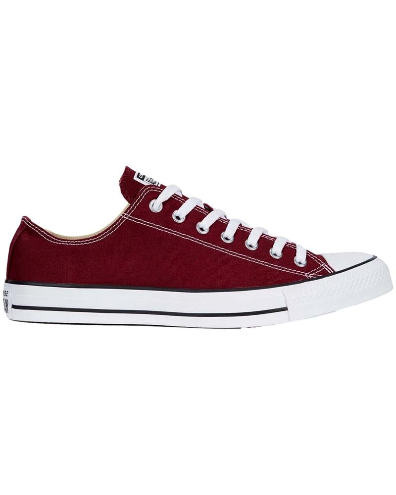 Deportivas de Mujer y Niña y Niño CONVERSE ZAPATILLAS ALL STAR OX MAROON ROJO