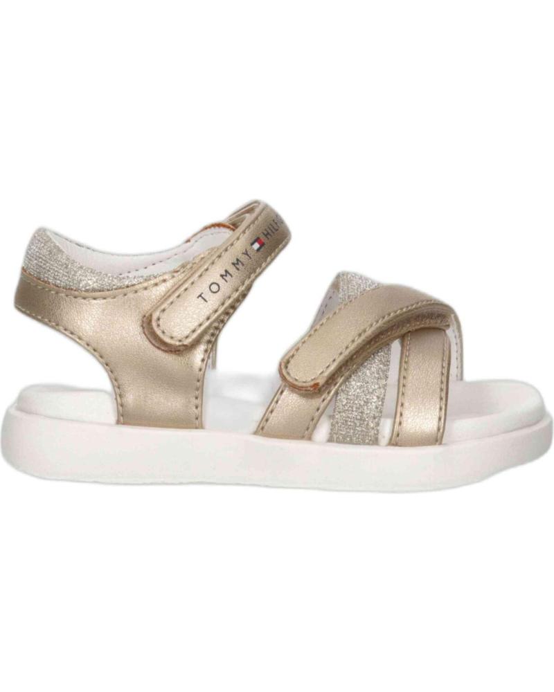 SANDALIAS TOMMY HILFIGER T1A2332360569514 CON VELCRO PLATA MULTICOLOR