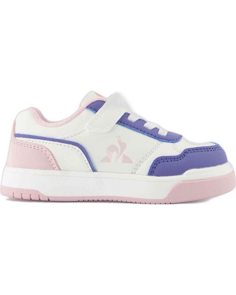 Deportivas de Mujer LE COQ SPORTIF ZAPATILLAS LCS COURT BREAKER OPTICAL PARA MUJER EN COLOR BLA BLANCO